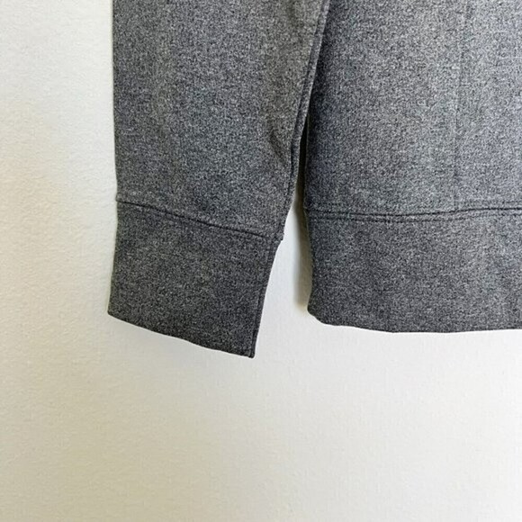VARSITY preppy hoodie Pullover Sweatshirt SMALL grey number 0 Activewear - Picture 4 of 8